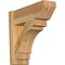 Ekena Millwork Merced Slat Rough Sawn Outlooker, Western Red Cedar, 8"W x 22"D x 22"H OUT08X22X22MRC06RWR - alternate 1